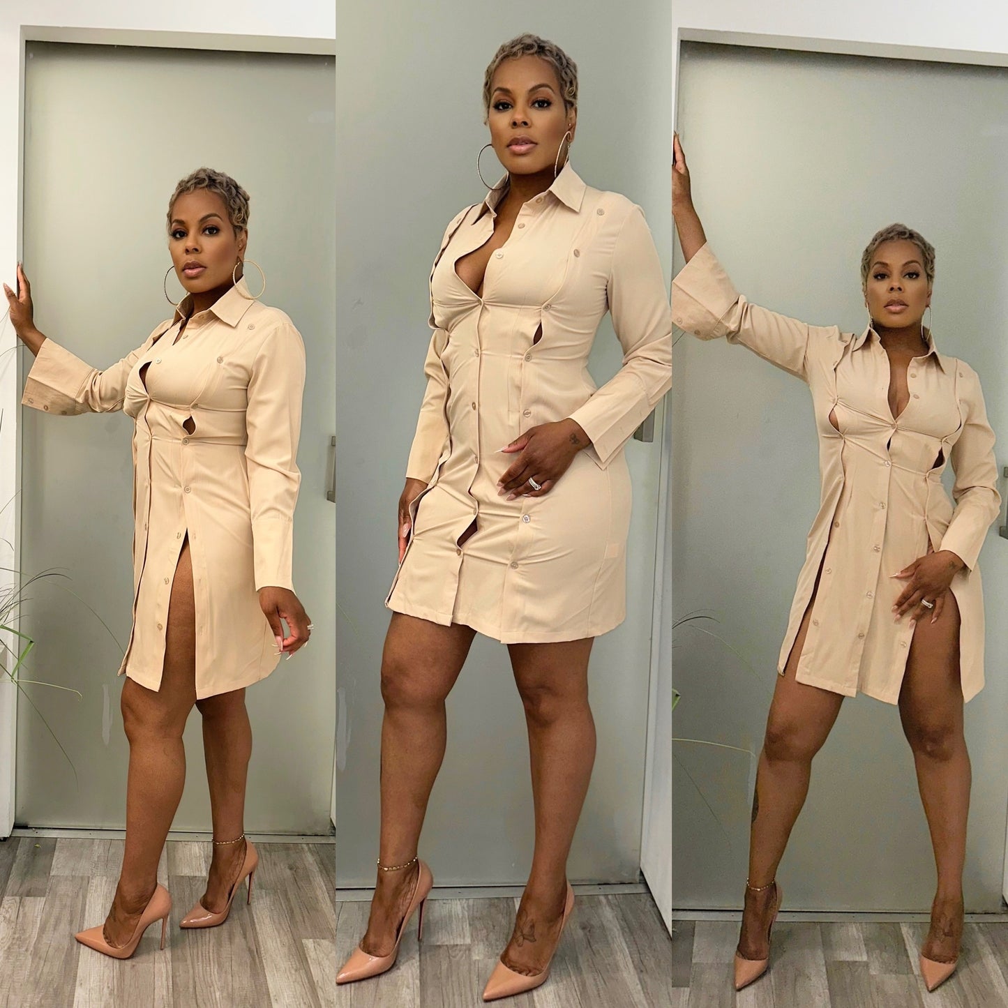 Fling Button Down Dress