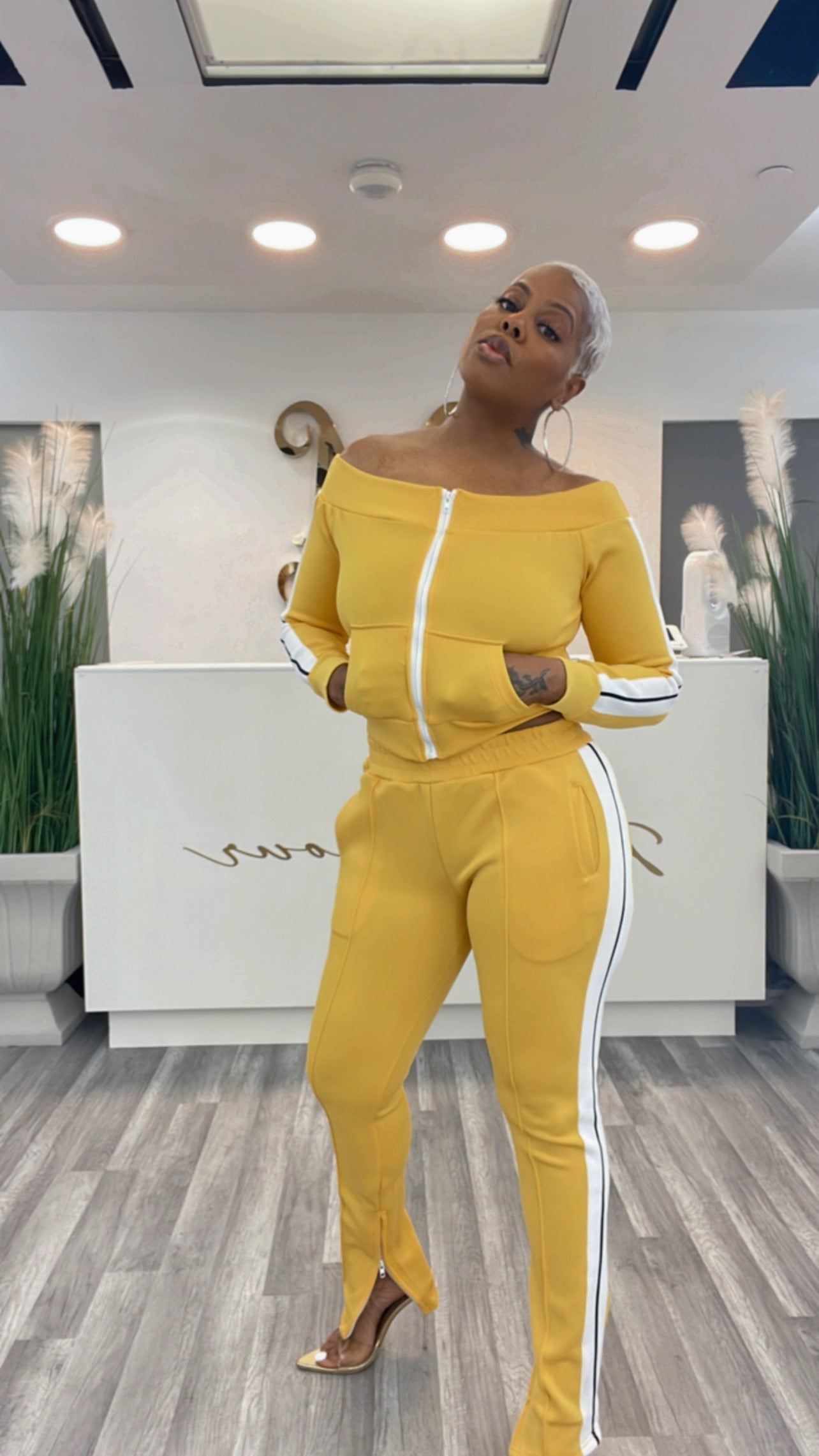 Yellow Track Suit