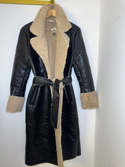 Vegan Leather Trench