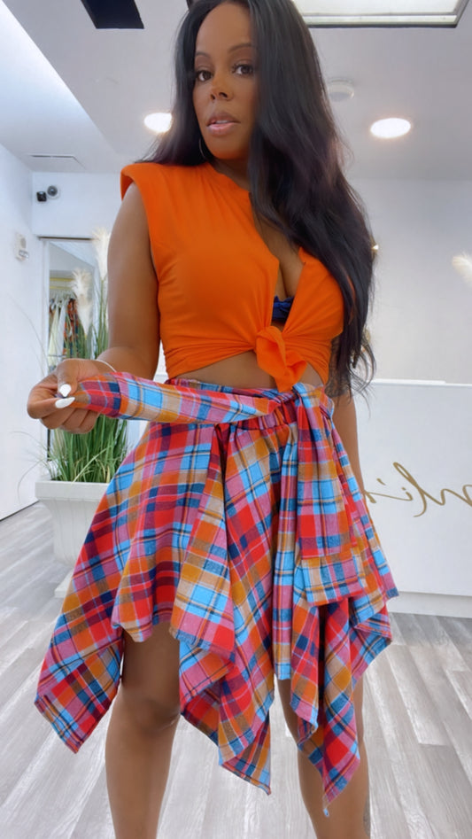 Waist Ties Skirt