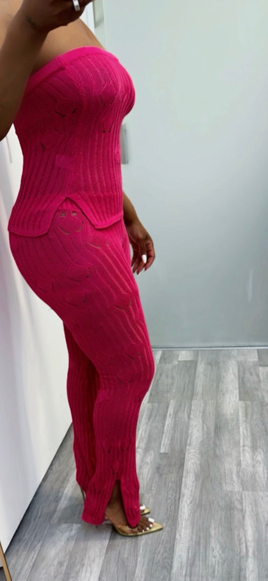 Pink Crochet Set