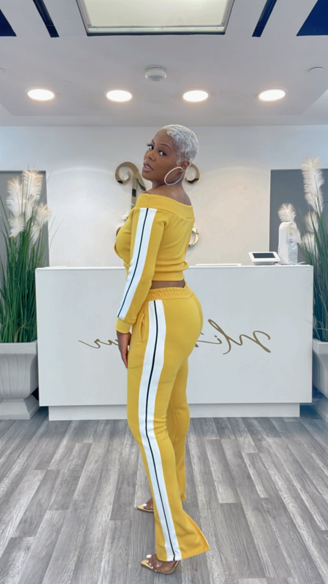 Yellow Track Suit